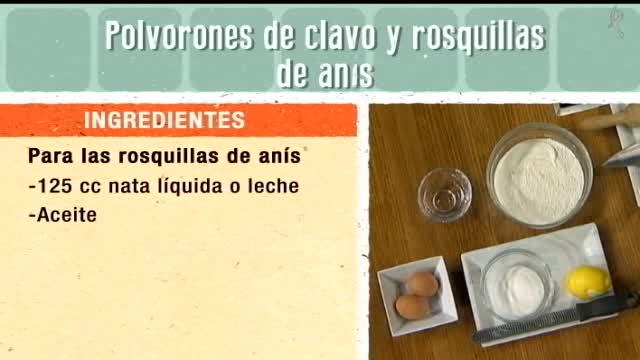 Polvorones de clavo y rosquillas de anís (06/05/16)