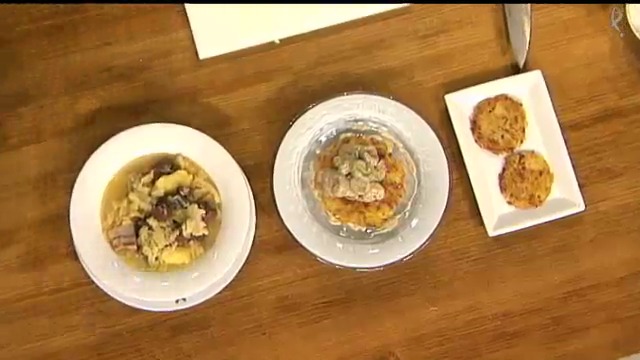 riñones de cordero a la mostaza con rostín de patata y beicon (18/01/16)