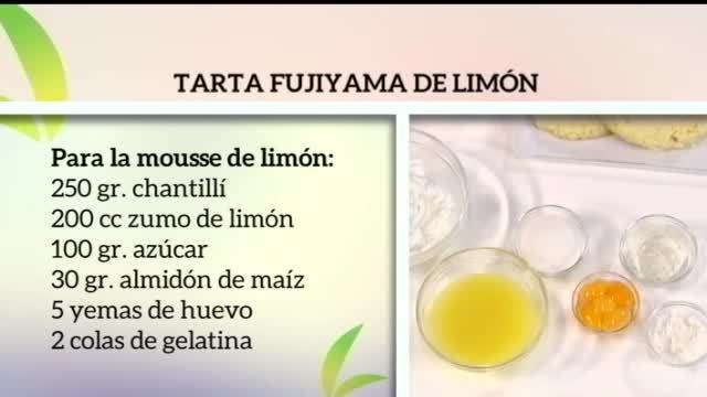 Tarta Fujiyama de limón (18/06/18)