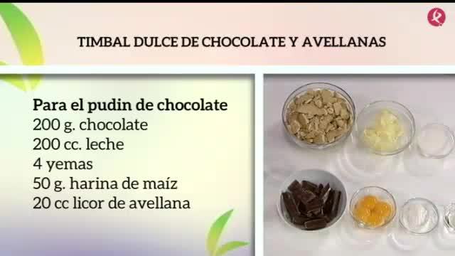 timbal dulce de chocolate y avellanas (16/02/17)