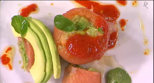 tomates rellenos con guacamole (28/01/15)