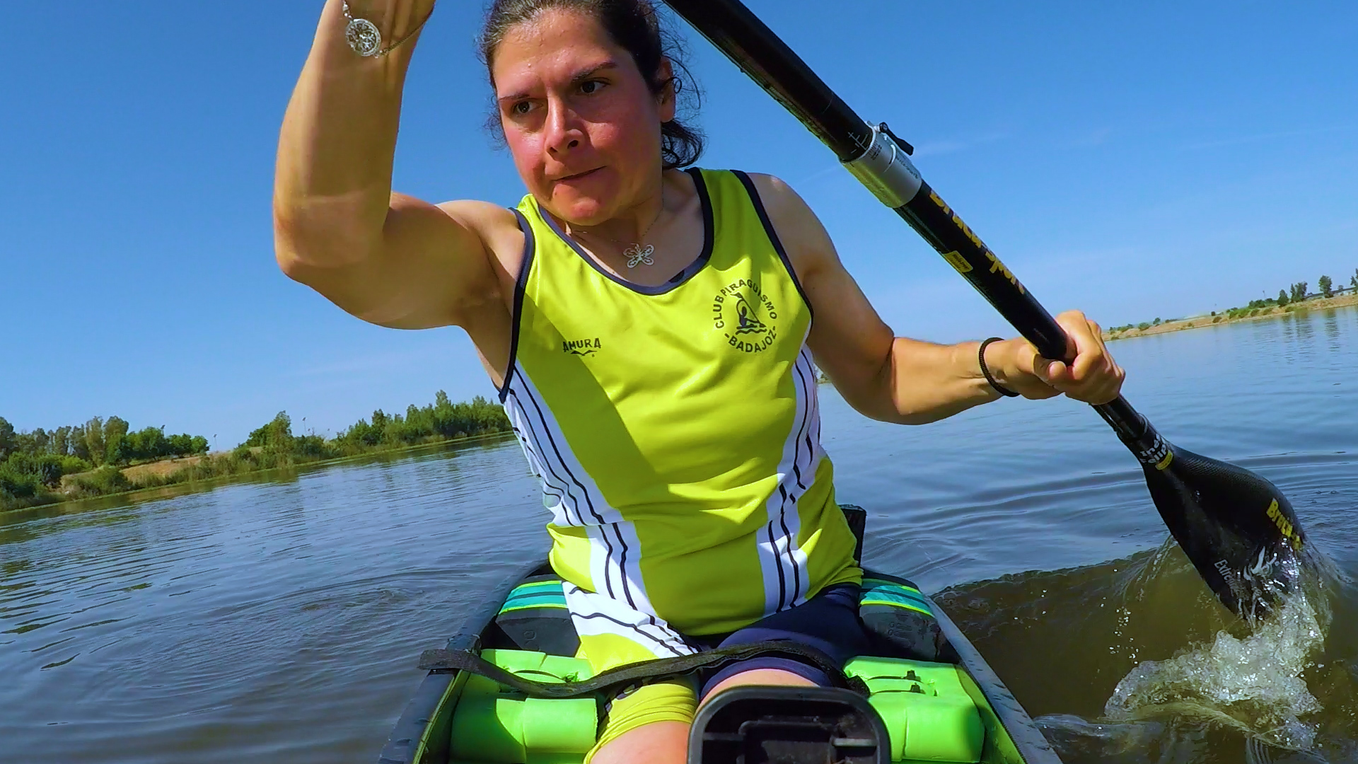 Así entrena la oliventina Inés Felipe de cara a su debut en las Paralimpiadas