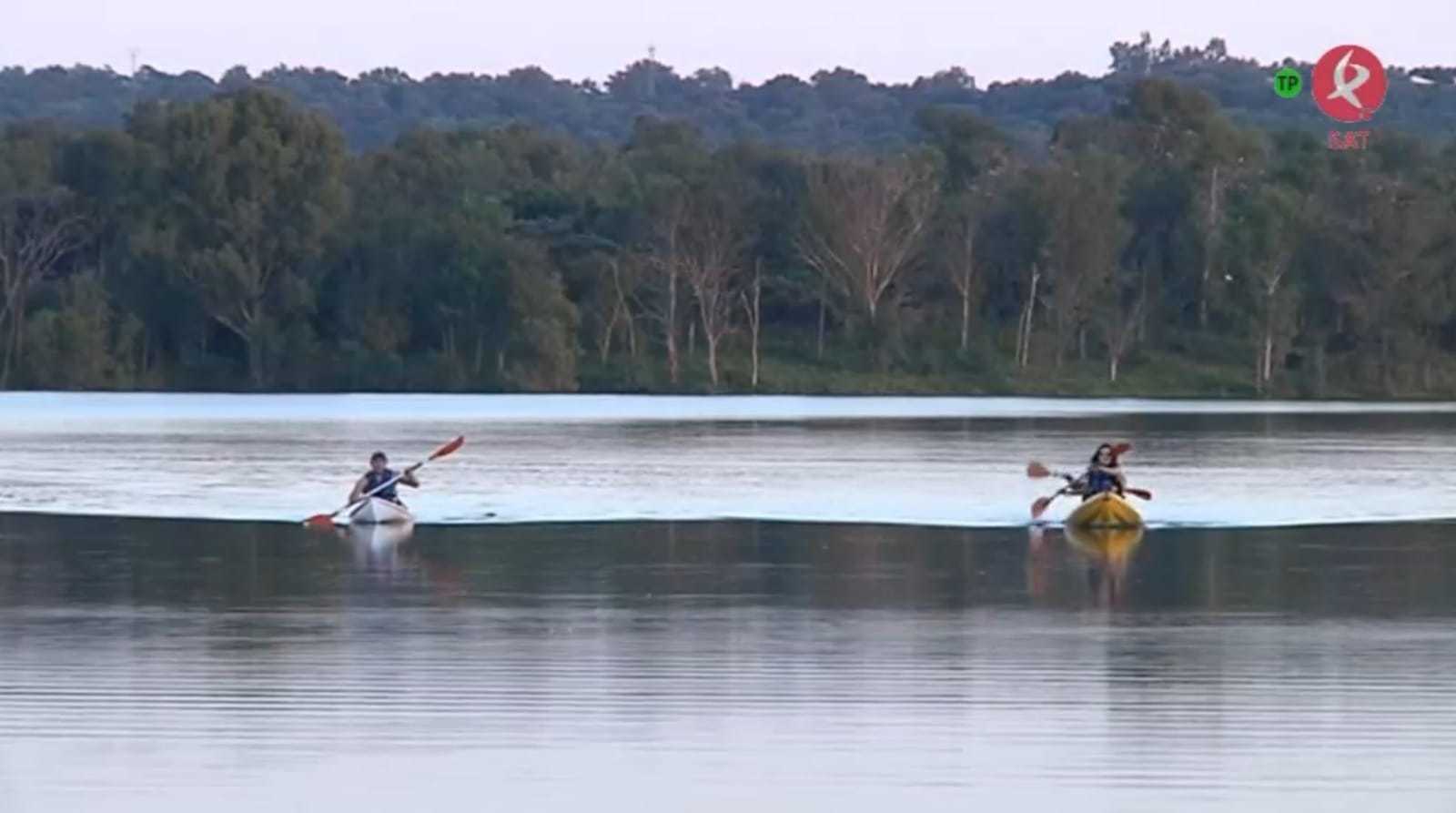 Ruta en piragua por el embalse del Borbollón