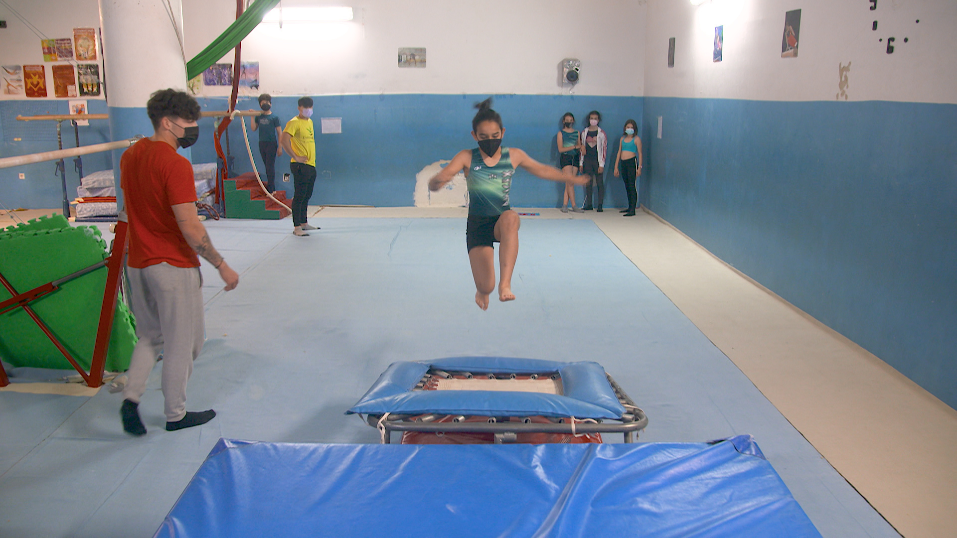 ¡¡Fuera los vértigos!! Hoy toca saltar en el trampolín