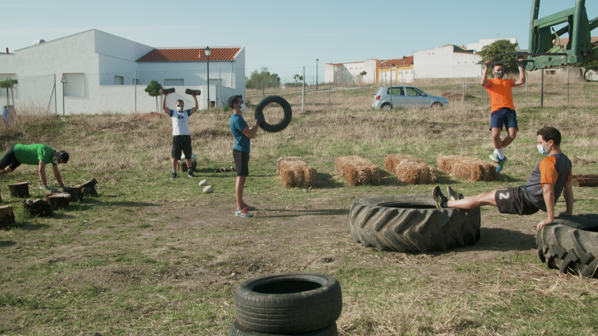 ¿Gimnasio rural? Lo encontramos en Malpartida de Plasencia