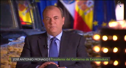 Mensaje de Fin de año del Presidente del Gobierno de Extremadura (30/12/13)