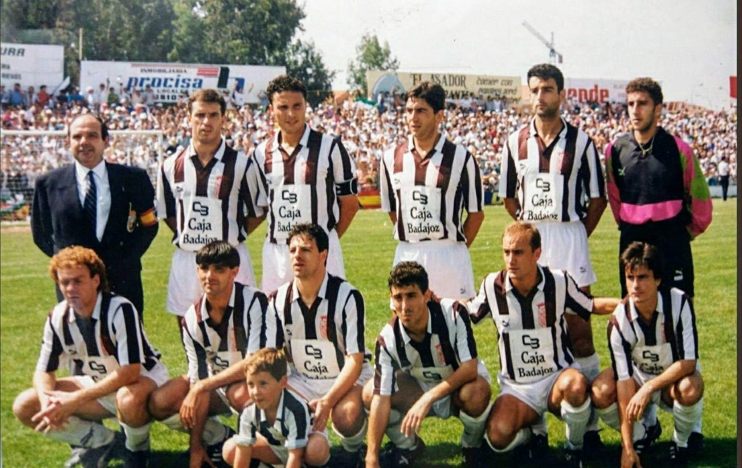 Badajoz revive estos días su último ascenso a Segunda División en 1992