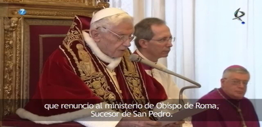 Especial renuncia de Benedicto XVI (27/02/13)
