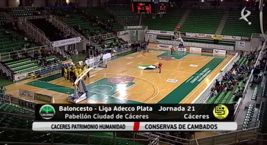 Baloncesto: Cáceres Patrimonio de la Humanidad - Conservas de Cambados (09/03/14)