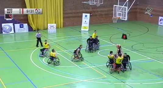 Baloncesto en silla de ruedas: Mideba Extremadura - Getafe BSR (19/01/14)