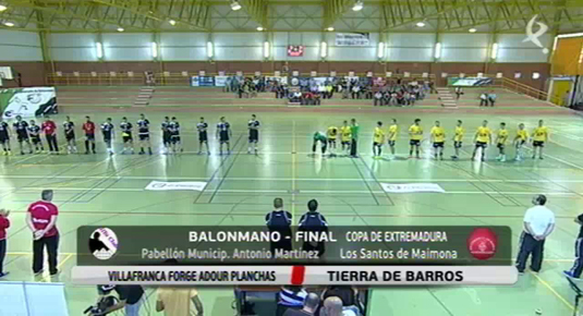 Balonmano. Final Copa de Extremadura: Villafranca Forge Adour Planchas - Tierra de Barros (05/10/14)