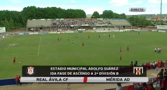 Fútbol: Ávila - Mérida (18/05/13)