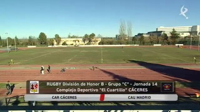 Rugby: CAR Cáceres - CAU Madrid (17/01/16)