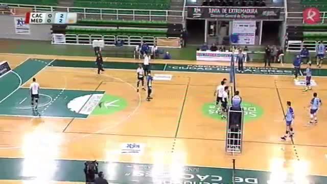 Voleibol: Electrocash Cáceres - CV Mediterraneo (19/02/17)