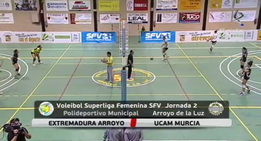 Voleibol: Extremadura Arroyo - Ucam Murcia (03/11/13)