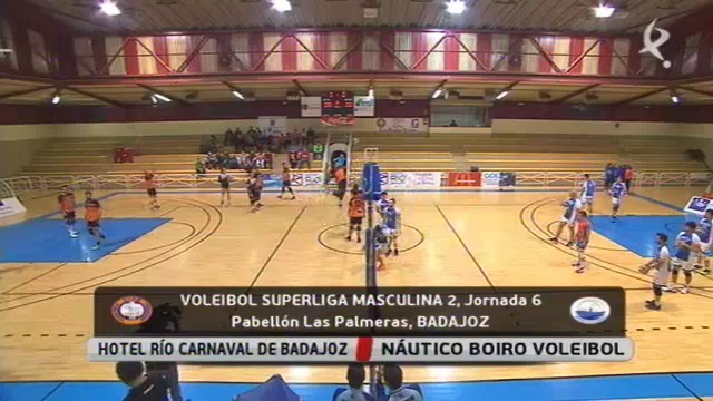 Voleibol: Hotel Río Carnaval de Badajoz - Naútico Boiro Voleibol (08/11/15)