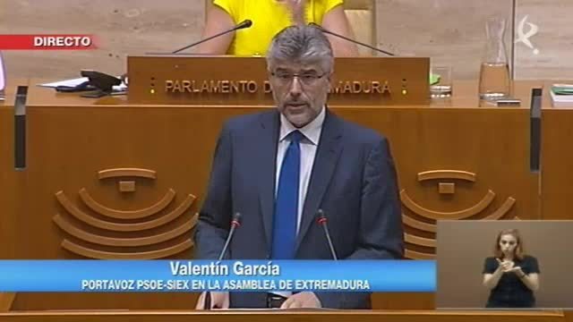II Sesión de Investidura Presidente Junta Extremadura 2015: Intervención PSOE-SIEX