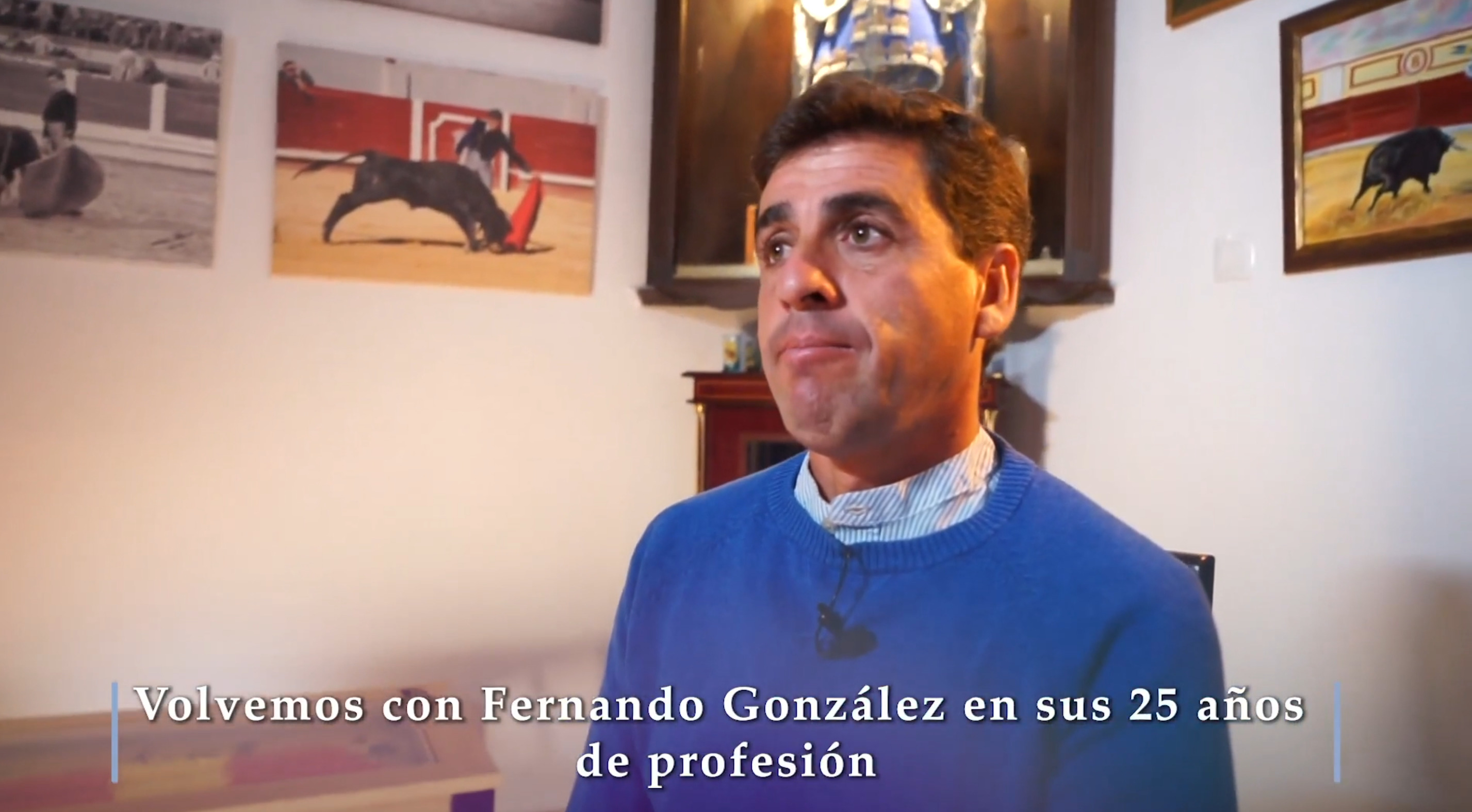 Fernando González, 25 años como torero de plata