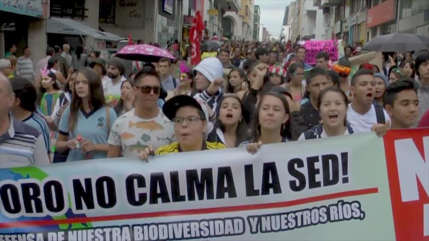 Enfrentamiento por megaminería en el corazón cafetero colombiano