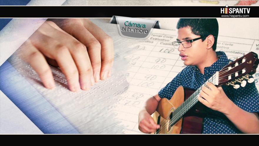 Niño no vidente, músico y excelencia académica en Nicaragua