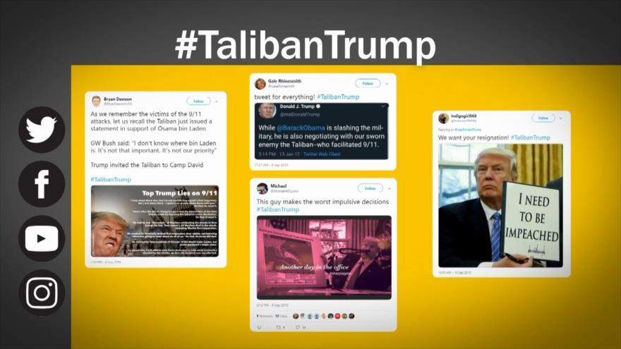 Trump cancela las negociaciones con Talibán