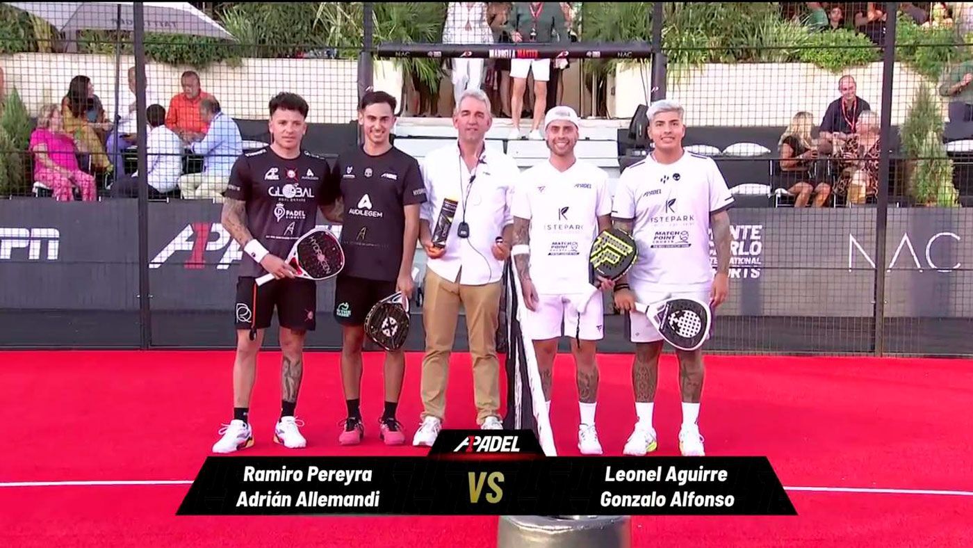 2024 Final Master Marbella - Ramiro Pereyra y Adrián Allemandi vs. Leonel Aguirre y Gonzalo Alfonso