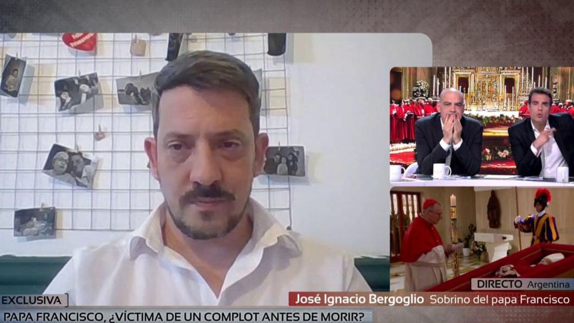 Especiales El sobrino del papa Francisco revela un duro episodio familiar en exclusiva en 'Código 10': 