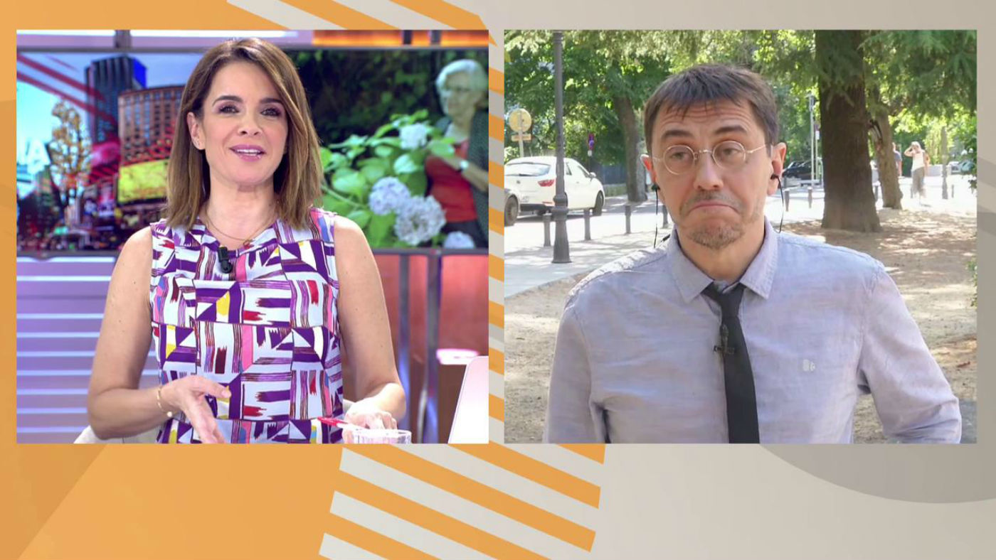 2019 Tarde 08/07/2019 - Carmena culpa a Pablo Iglesias de su derrota en las municipales de Madrid