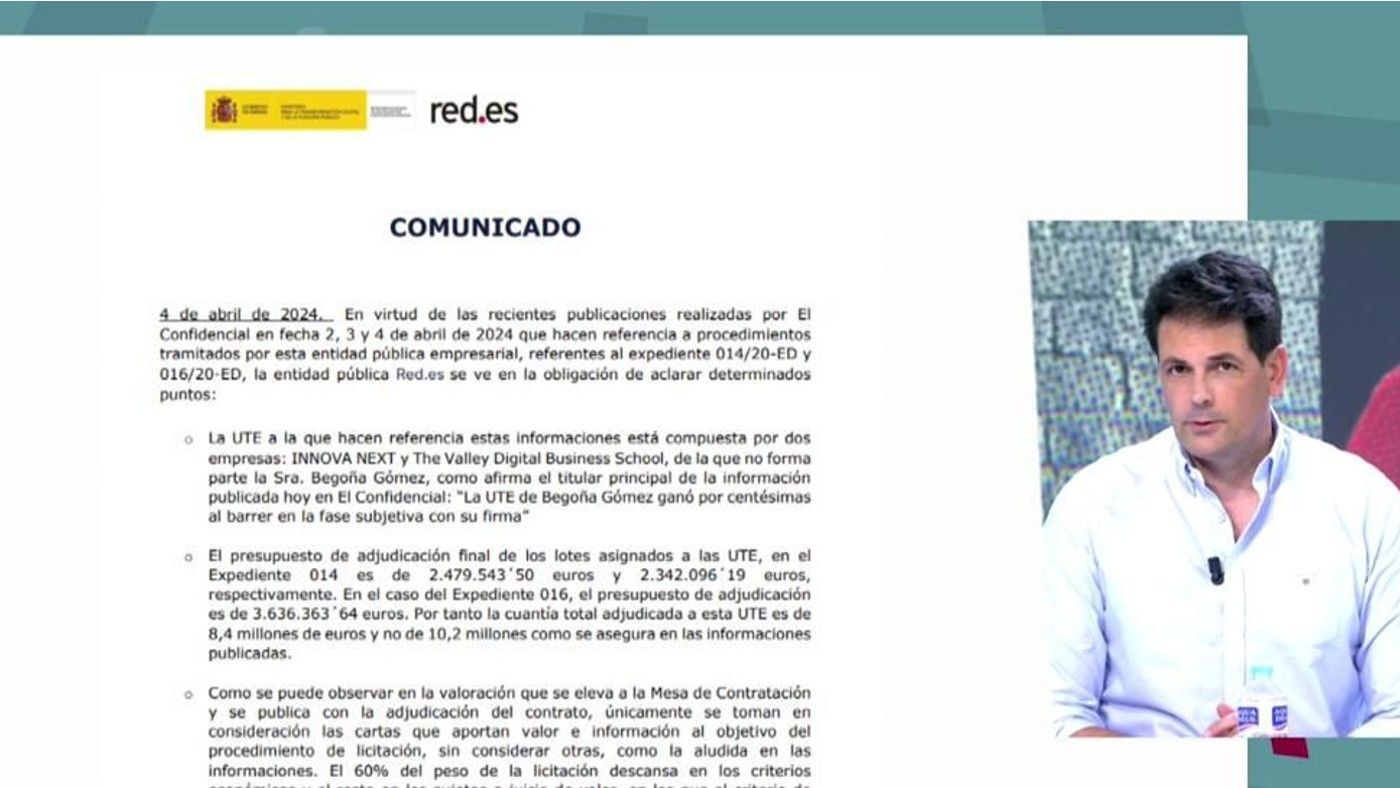 Diario Olmo, de ‘El Confidencial’, responde al comunicado del Gobierno pidiendo una rectificación: “Lo han hecho de una forma un poco burda” - Top Vídeos 04/04/2024