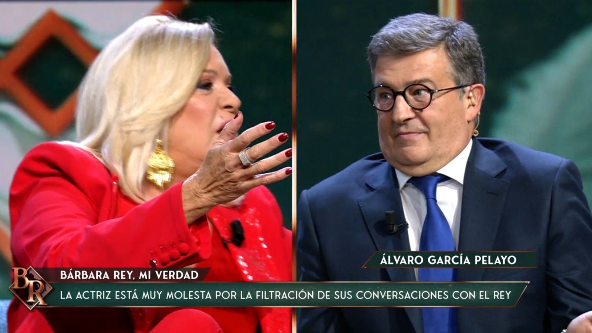 Bárbara Rey, mi verdad Santi Acosta interviene tras un tenso choque entre Bárbara Rey y Álvaro García Pelayo: 