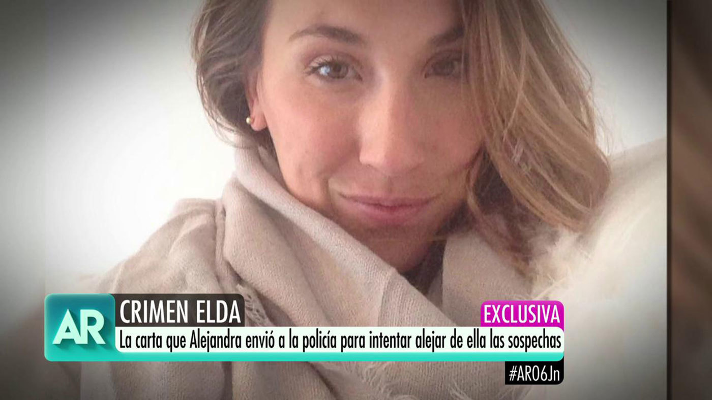 2018 Progr. 3.352 - Crimen de Elda: la carta que Alejandra envió a la policía