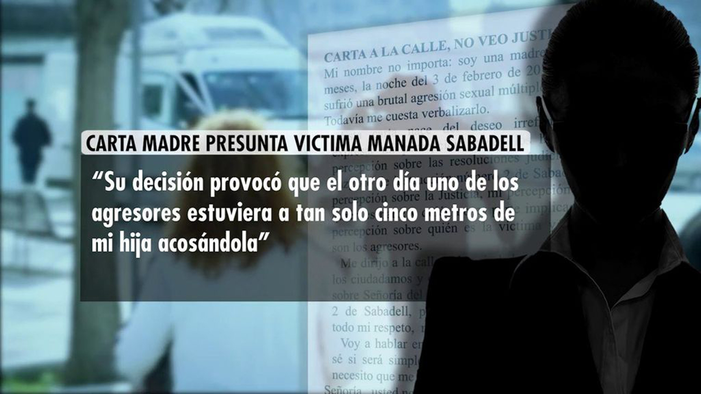 2019 Progr. 3.569 - La carta de la madre de la víctima de 'La Manada de Sabadell'