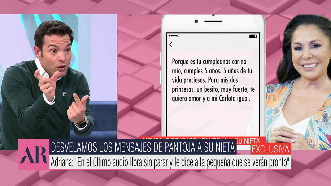 2021 Progr. 4016 - Exclusiva: los audios de Pantoja a su nieta