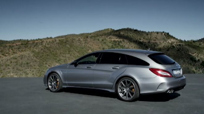 CLS shooting Brake с автобоксом на крыше