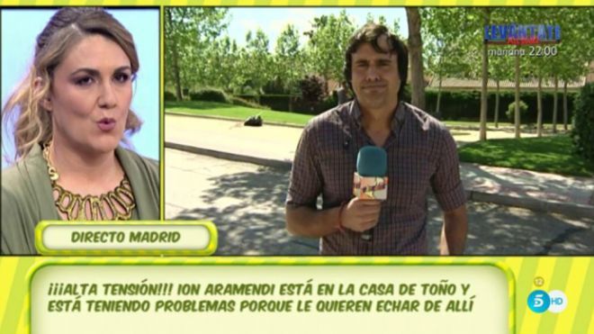 2016 Sálvame Limón (27/05/2016) - La actitud de Toño ante la entrevista de Belén