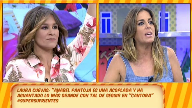 2016 Sálvame Naranja (02/05/2016) - Laura Cuevas y Anabel Pantoja, enfrentadas