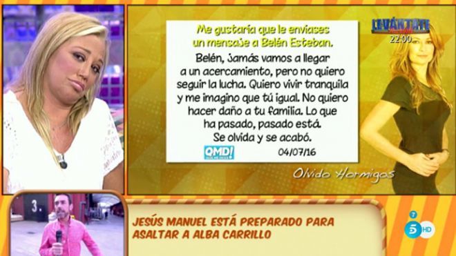 2016 Sálvame Naranja (04/07/2016) - La confesión de Olvido Hormigos