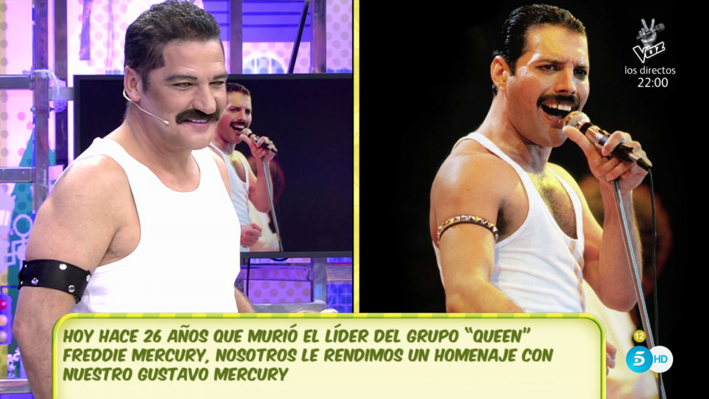 2017 Limón 24/11/2017 - Freddie Mercury, en 'Sálvame'
