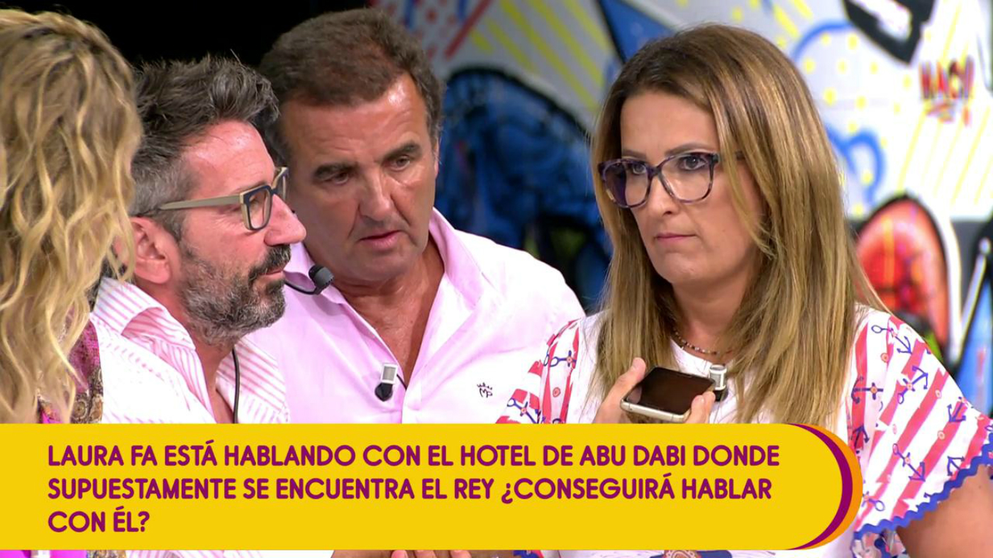 2020 Naranja 11/08/2020 - Laura Fa llama al hotel de Abu Dabi en el que podría estar Juan Carlos I