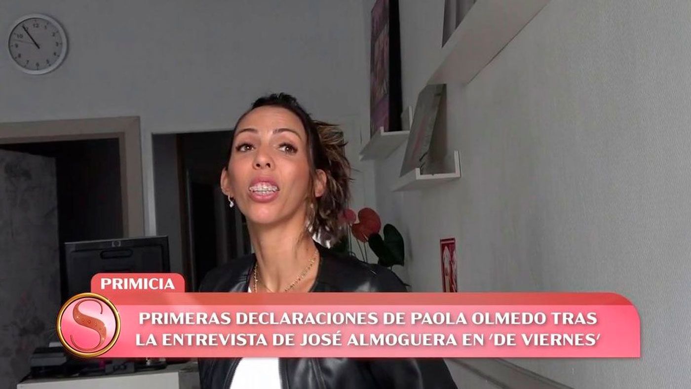 Club La reacción de Paola Olmedo a la entrevista de José María Almoguera: 