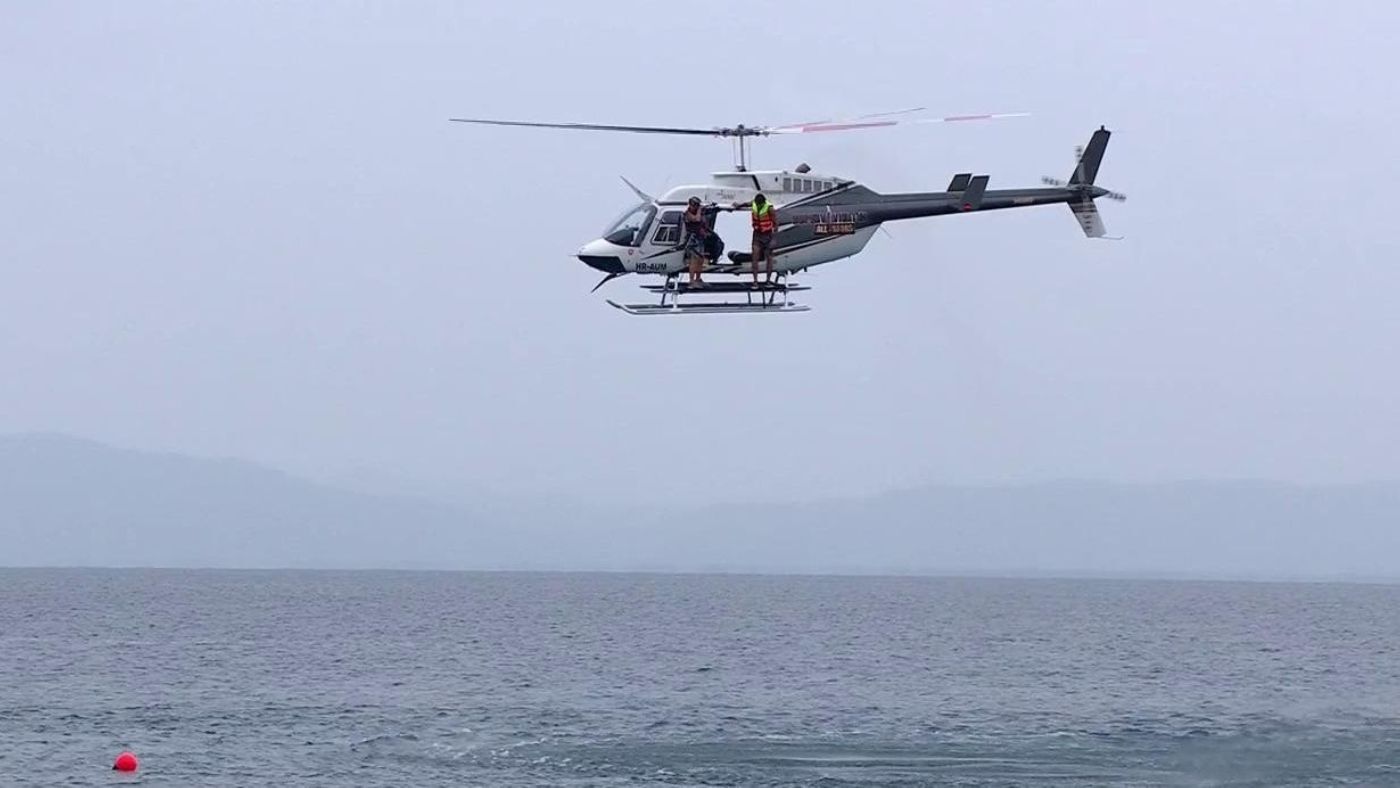 Regresan las leyendas El altísimo salto del helicóptero de Logan Sampedro en 'Supervivientes All Stars' - Top Vídeos 20/06/2024