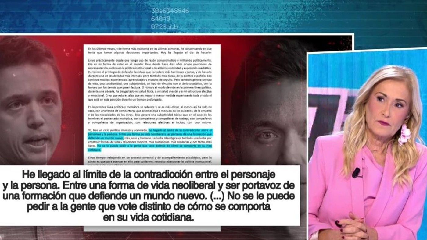 Especiales Cristina Cifuentes, sobre la dimisión de Íñigo Errejón: ''Si ha habido violencia machista, es un delito gravísimo'' - Top Vídeos 24/10/2024