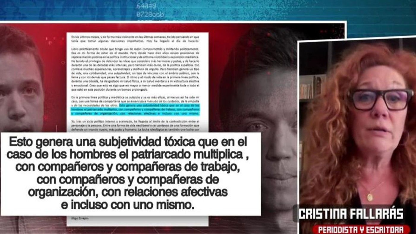 Especiales Cristina Fallarás se pronuncia sobre la dimisión de Errejón - Top Vídeos 24/10/2024