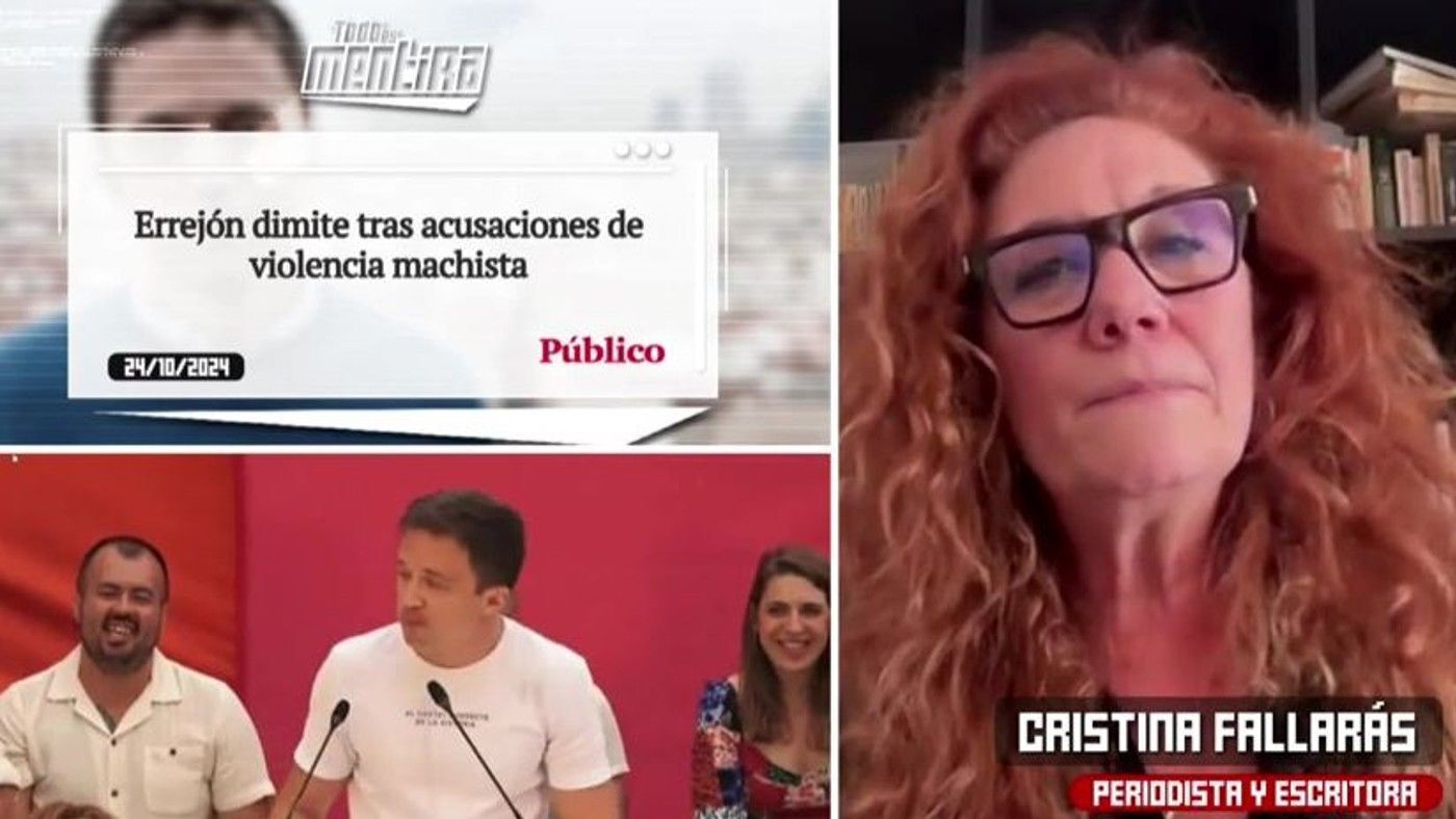 Especiales Cristina Fallarás, sobre la publicación en sus redes sociales en la que acusa a un político de ''violencia machista'': ''Tengo más mensajes sobre él'' - Top Vídeos 24/10/2024