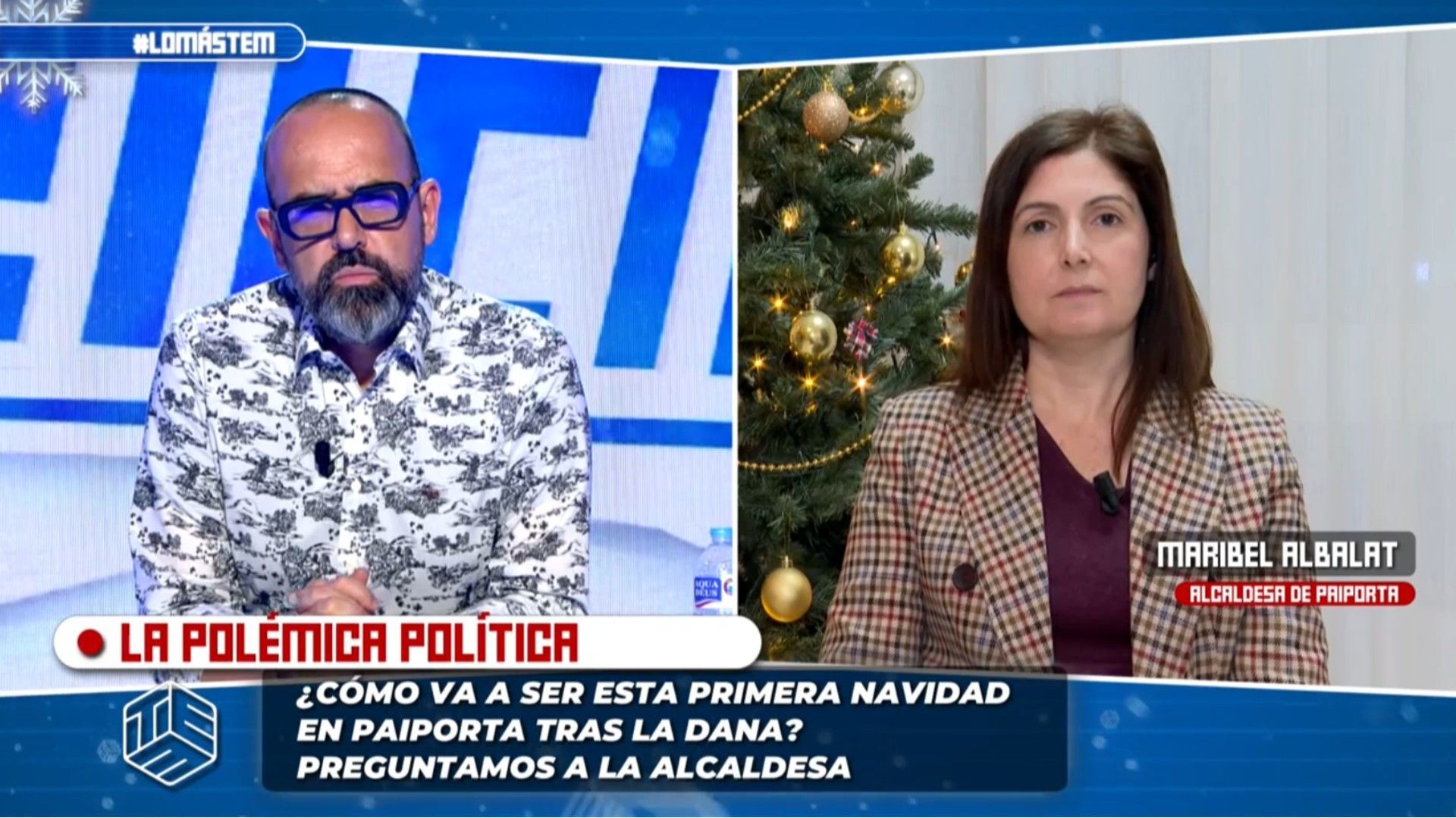 Especiales La alcaldesa Maribel Albalat, sobre las navidades en Paiporta: 