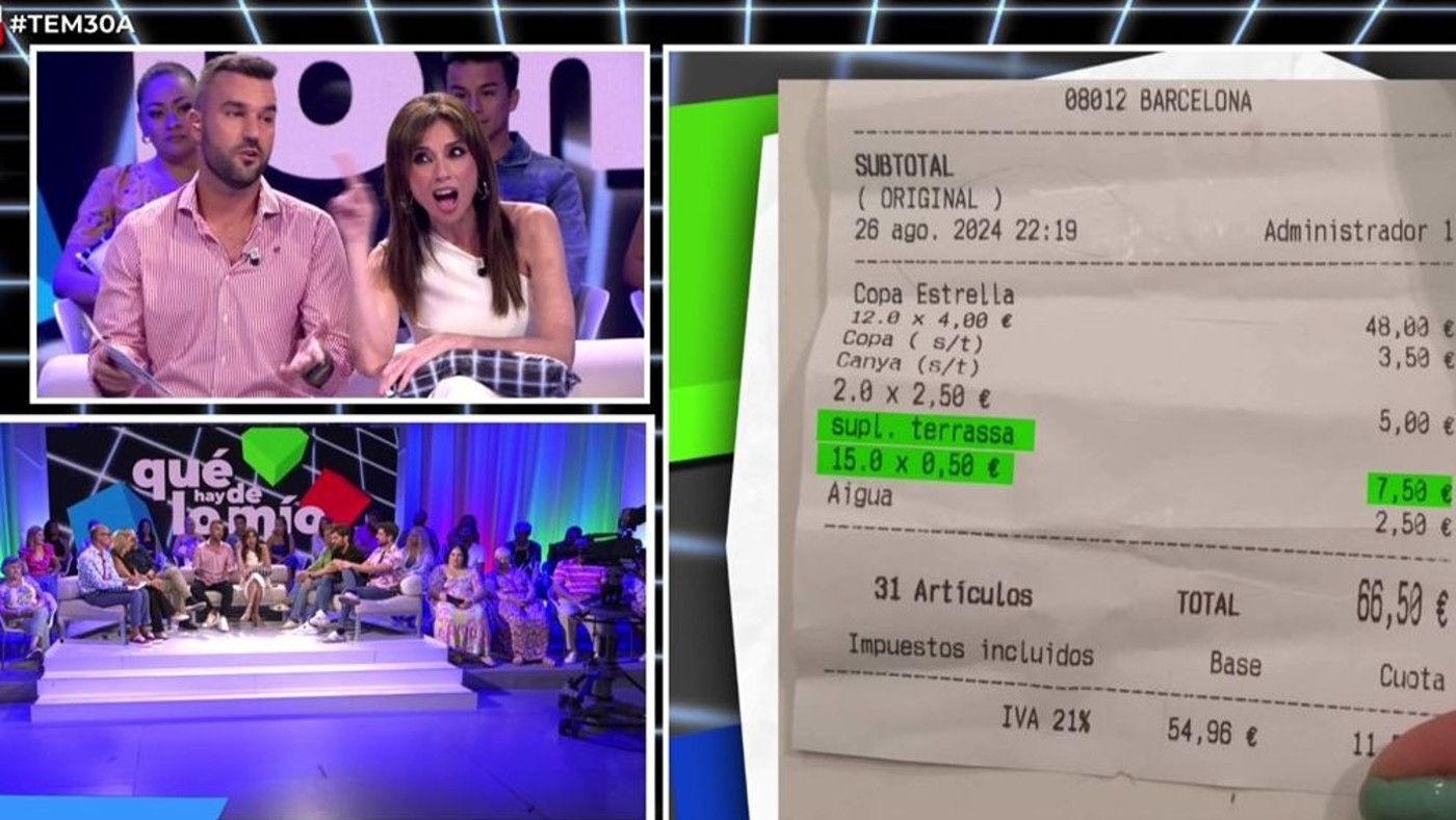 Especiales Los colaboradores revolucionan el plató al ver el ticket que ha enviado un telespectador: 