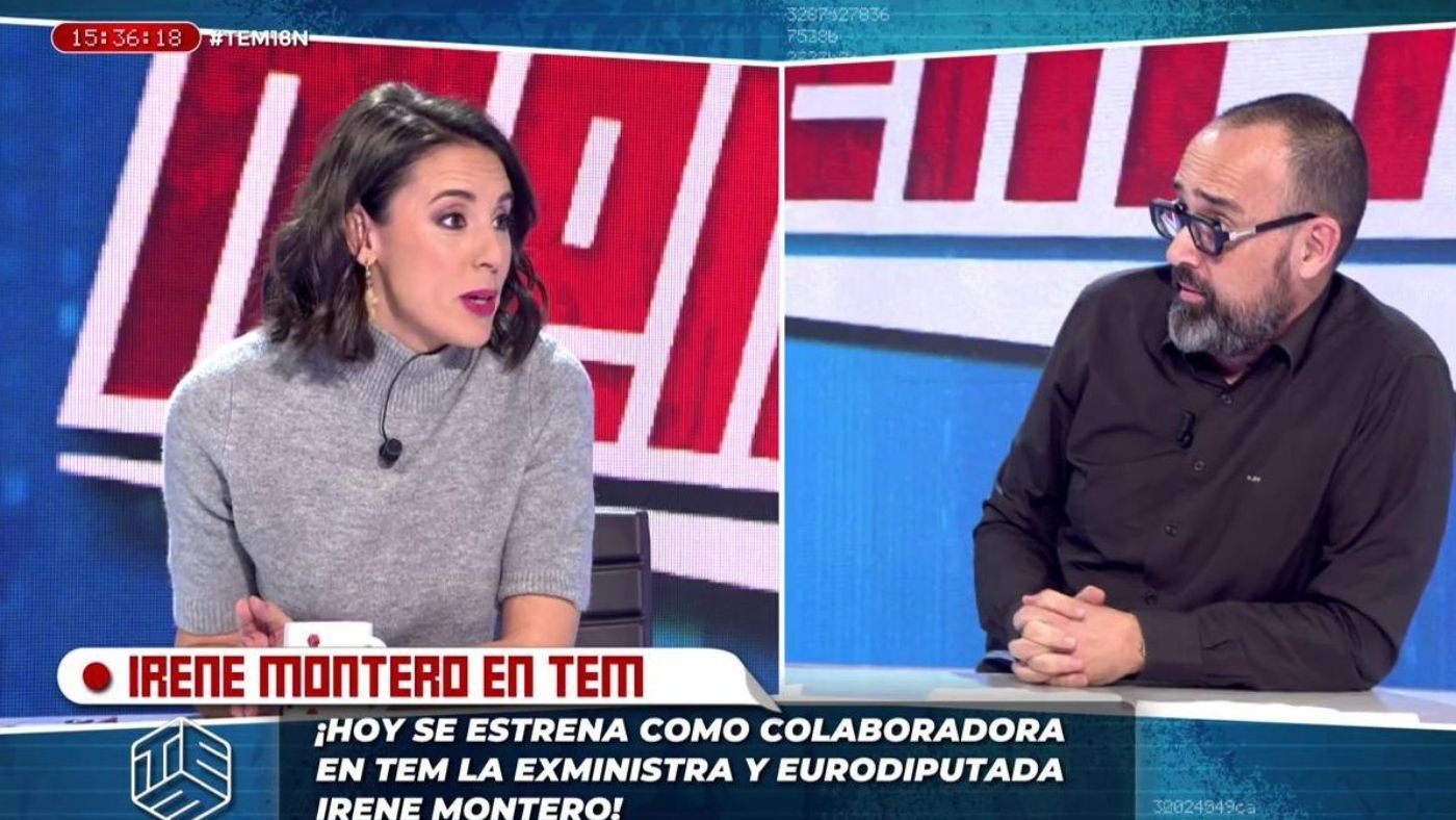 Especiales Risto responde a la petición de Irene Montero en su estreno como colaboradora: 