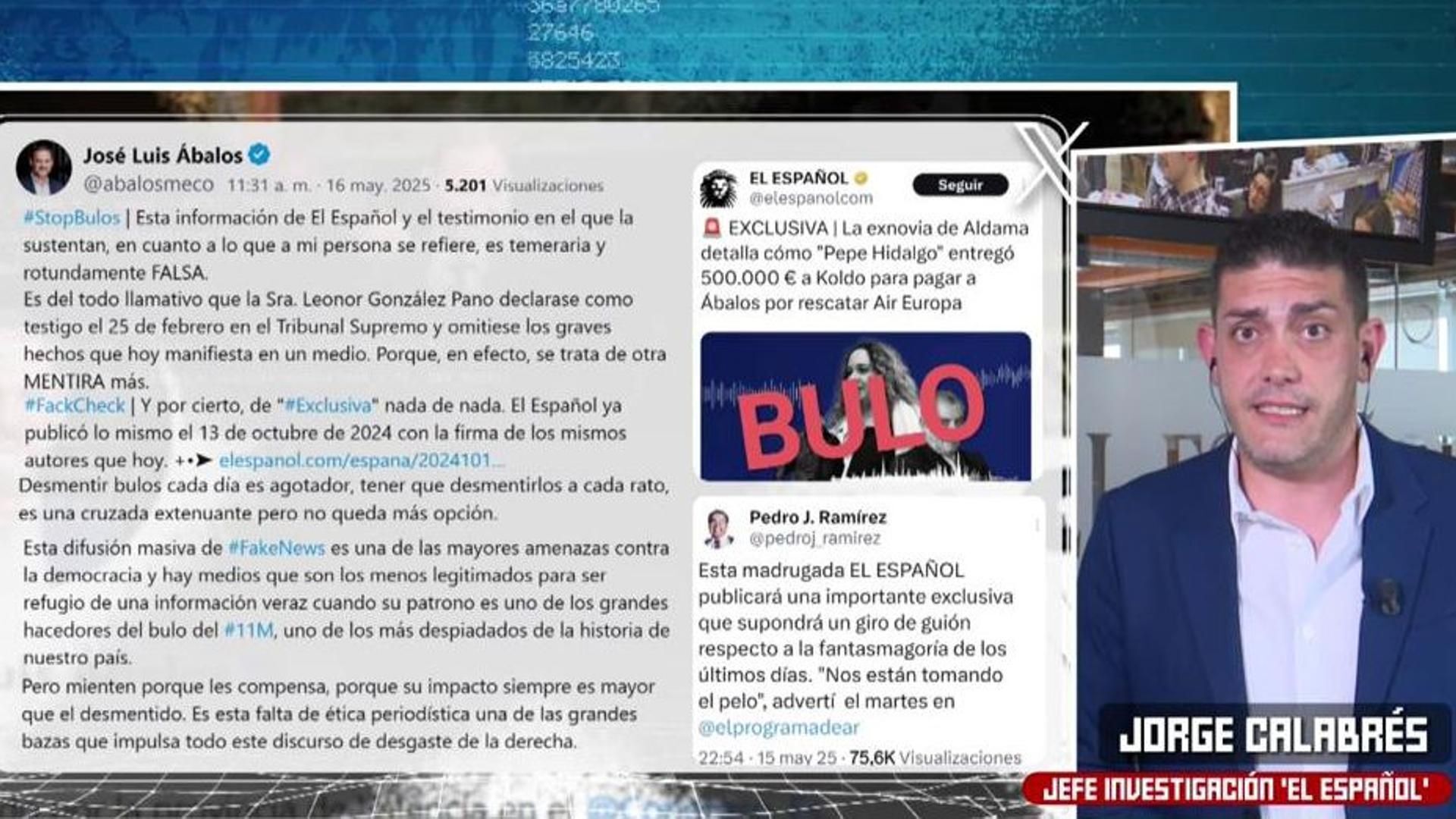 Top Vídeos Jorge Calabrés reacciona al comunicado de Ábalos negando haber recibido dinero por el rescate de Air Europa: 