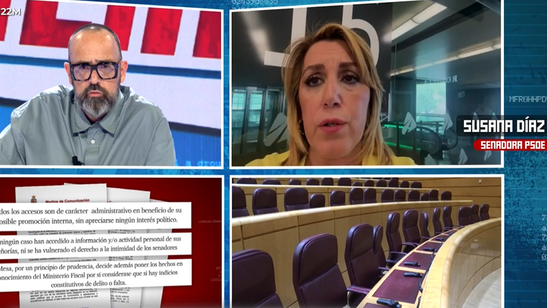 Top Vídeos Susana Díaz se pronuncia sobre el hackeo que ha sufrido el Senado: ''Tienen que aclararlo porque la imagen que trasladamos no es positiva'' - Top Vídeos 22/05/2025