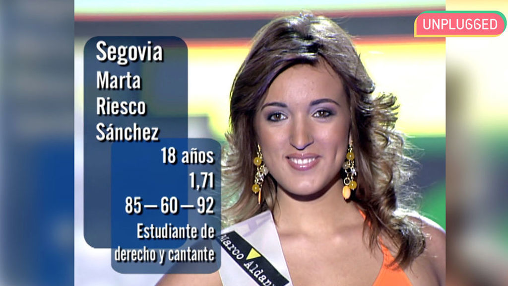 2020 Unplugged 489 - Antes de trabajar con Ana Rosa, Marta Riesco probó suerte en 'Miss España' con 18 años